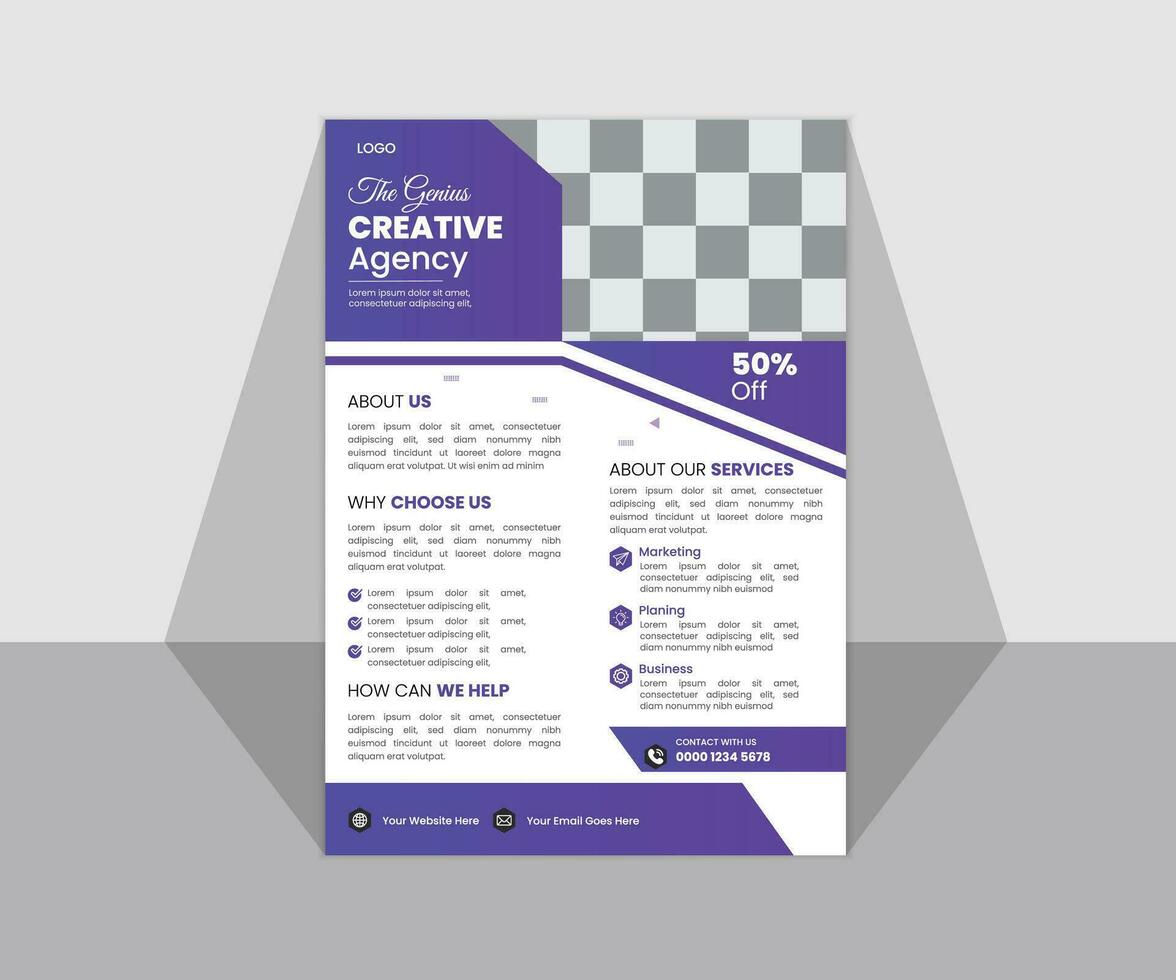 Creative Flyer Design vector