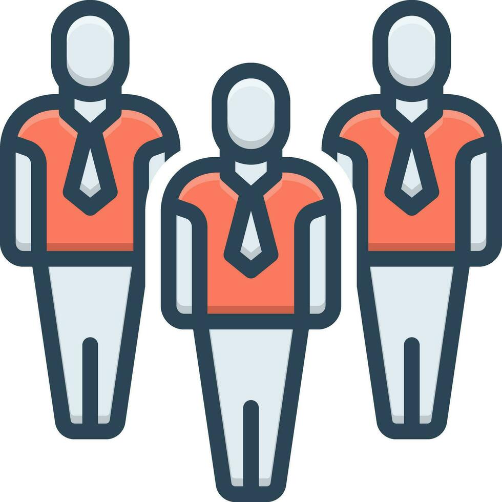 color icon for directors vector
