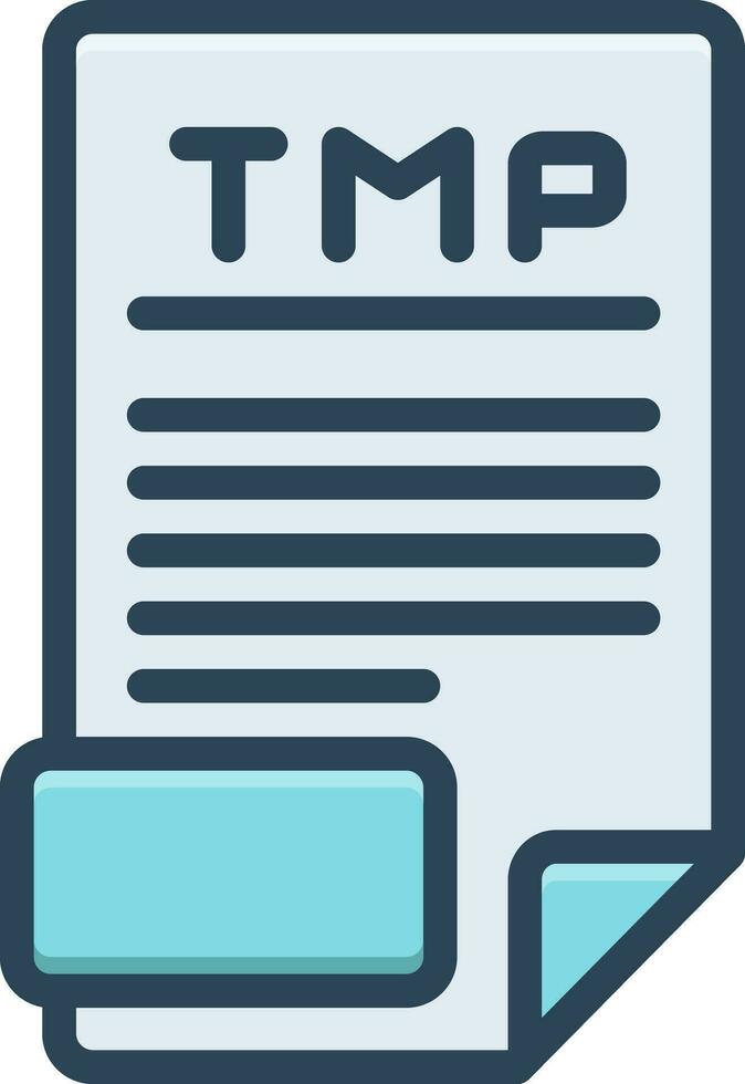 color icon for tmp vector