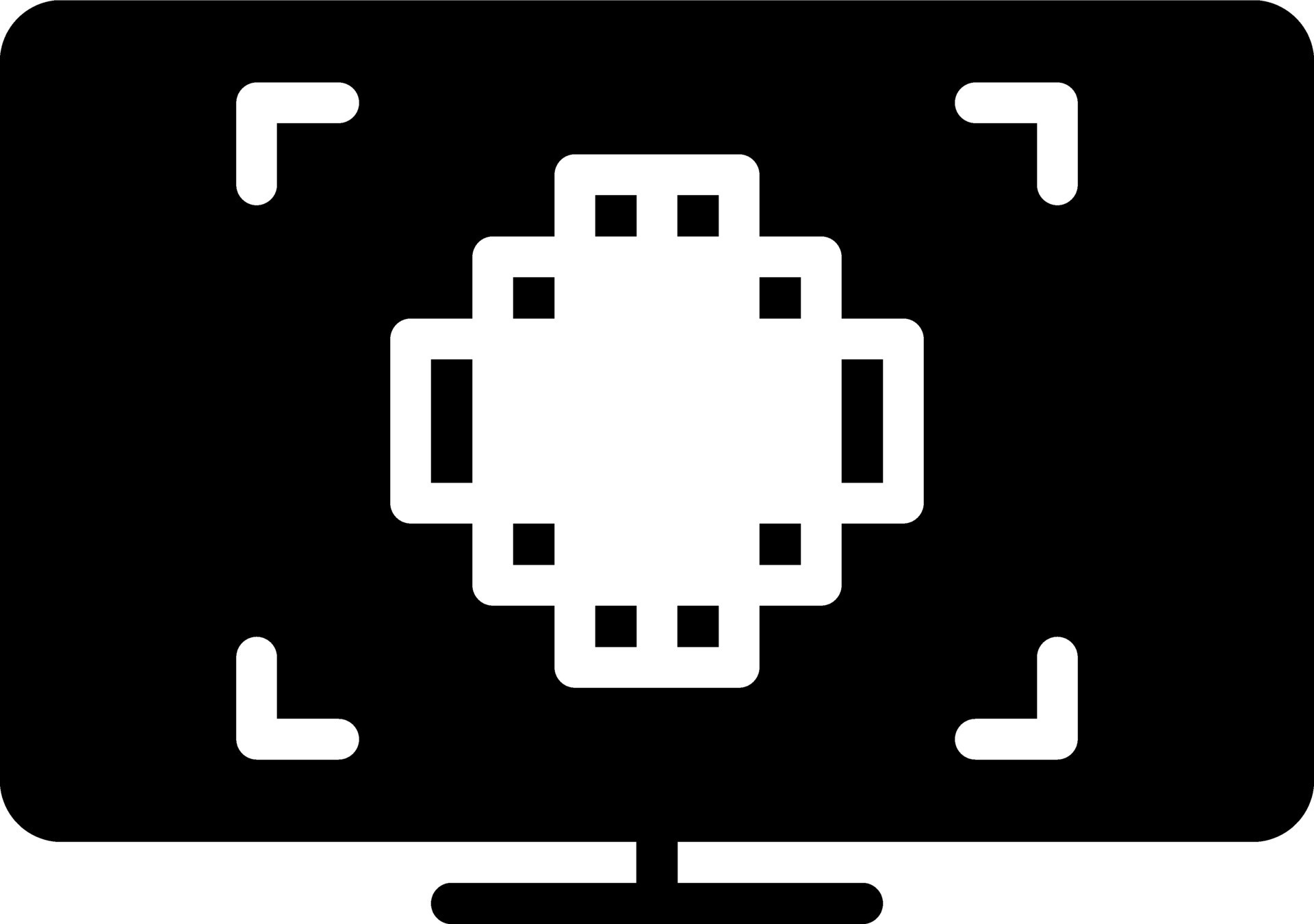 solid icon for pixels 34119988 Vector Art at Vecteezy