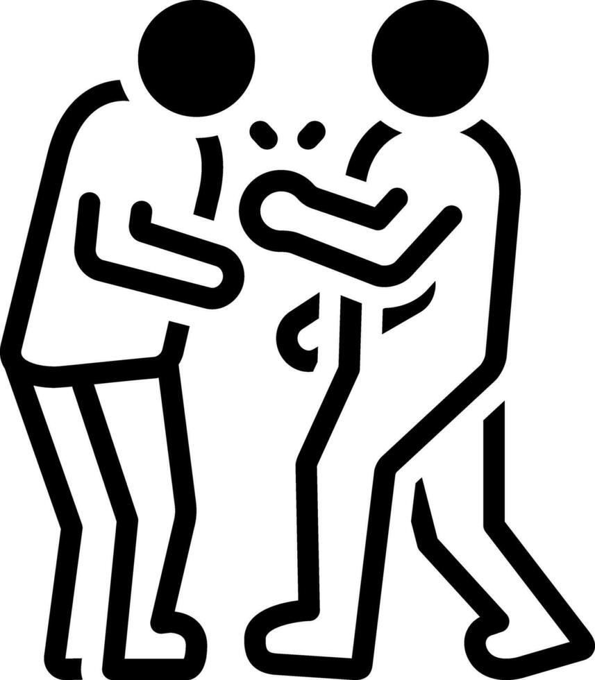 solid icon for struck vector