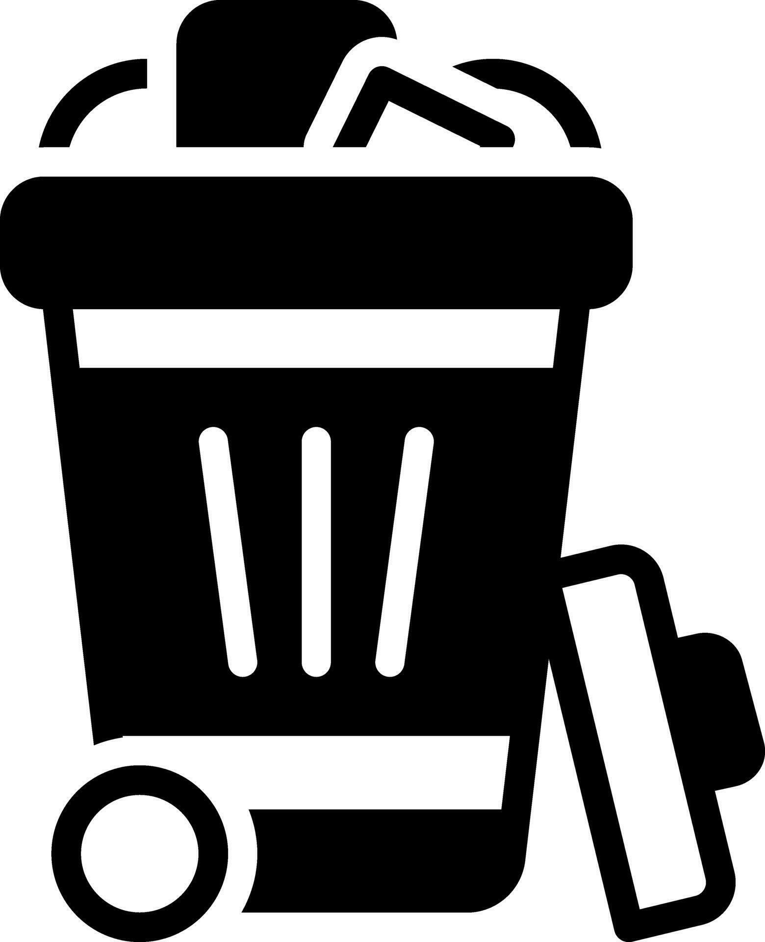 solid icon for disposal 34120132 Vector Art at Vecteezy