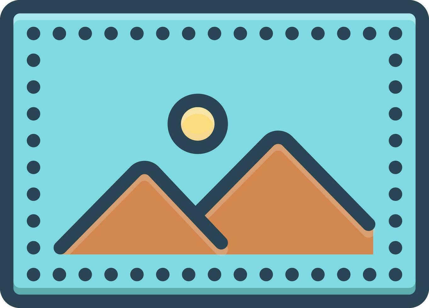 color icon for pic vector