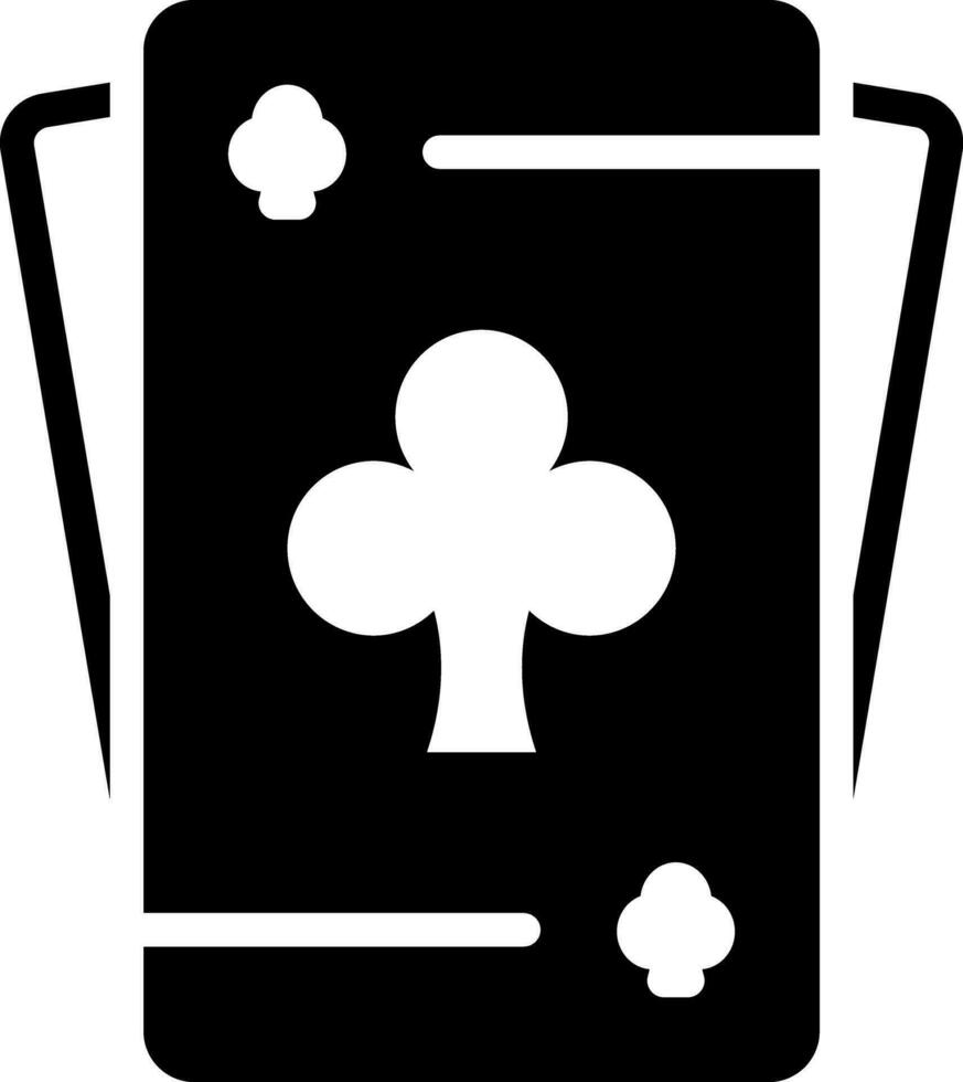 solid icon for clubs vector