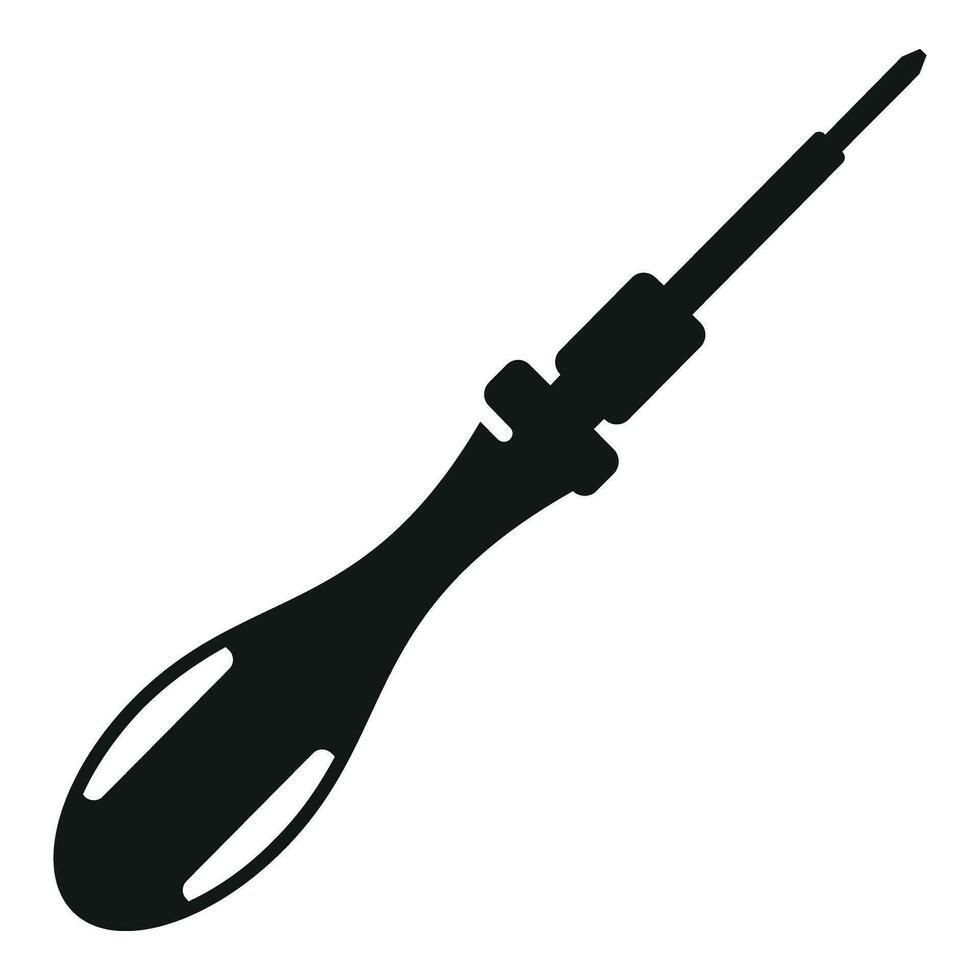 Laptop repair screwdriver icon simple vector. Data system vector