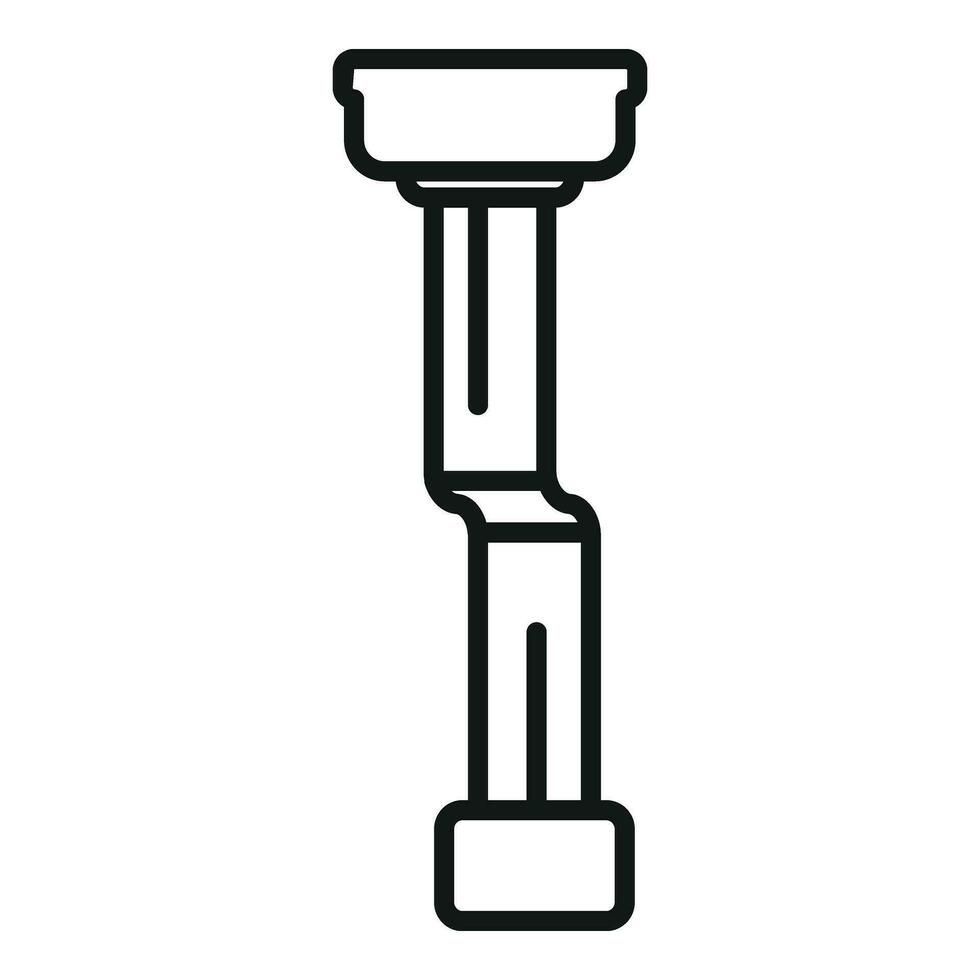 Cable data system icon outline vector. Button tool vector