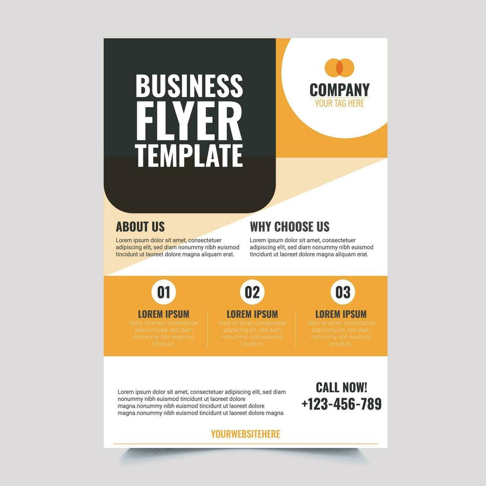 Modern Business flyer Design Template vector