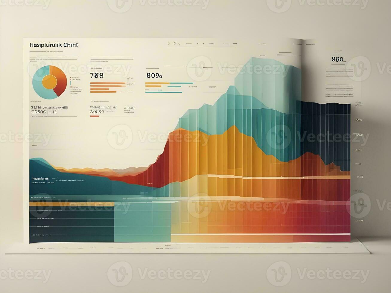 infografía modelo grafico foto