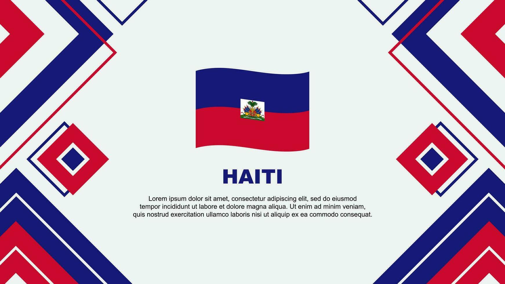 Haití bandera resumen antecedentes diseño modelo. Haití independencia día bandera fondo de pantalla vector ilustración. Haití antecedentes