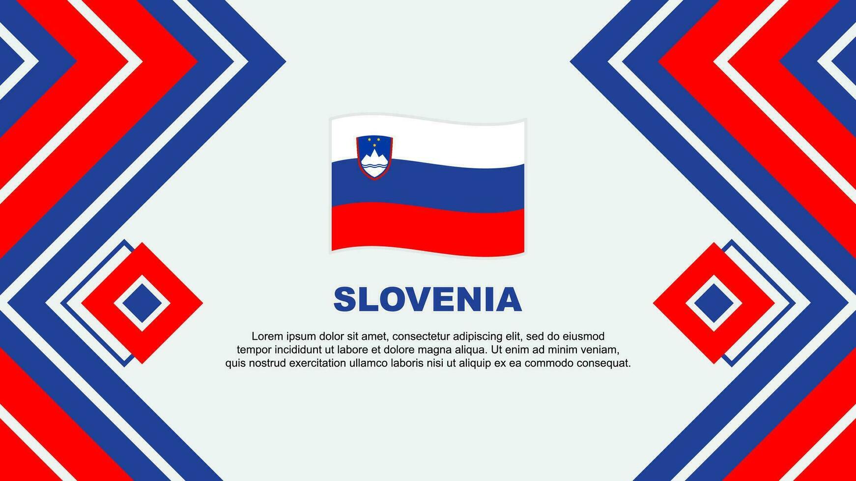 Eslovenia bandera resumen antecedentes diseño modelo. Eslovenia independencia día bandera fondo de pantalla vector ilustración. Eslovenia diseño