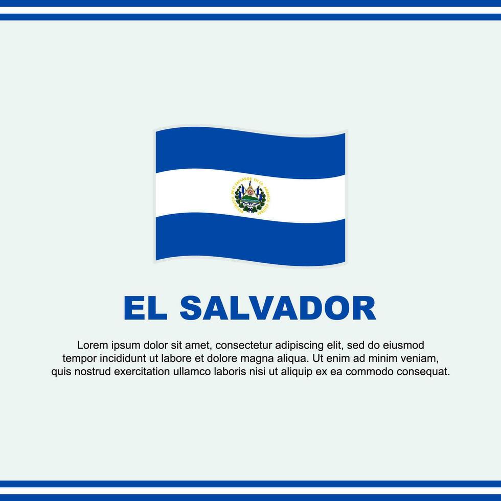 el el Salvador bandera antecedentes diseño modelo. el el Salvador independencia día bandera social medios de comunicación correo. el el Salvador diseño vector