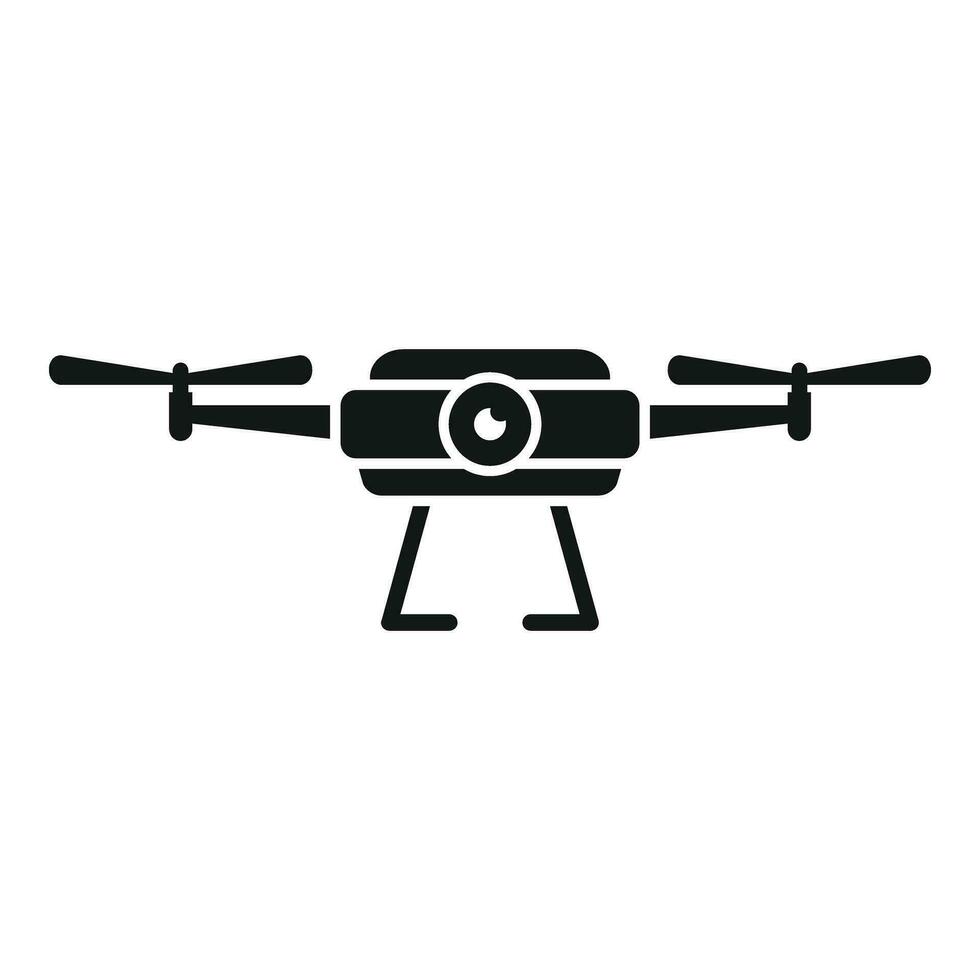 zumbido controlar vehículo icono sencillo vector. ai robot cámara vector