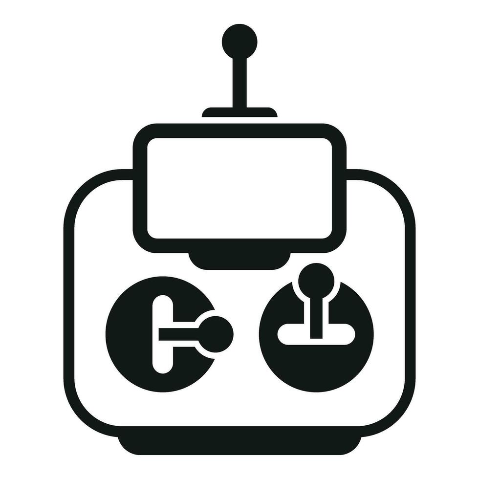 Network digital map drone icon flat vector. Aerial secure view vector
