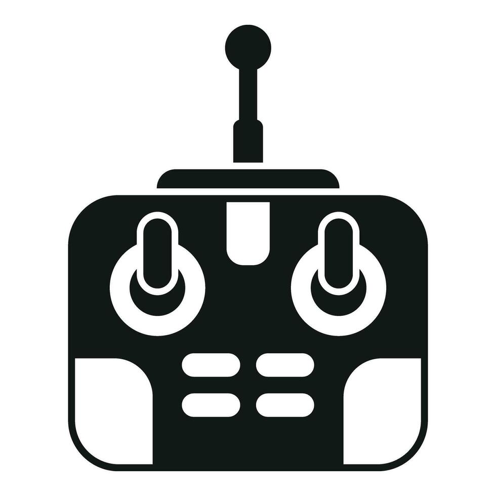 Computer aerial volume icon simple vector. Drone tech spy vector