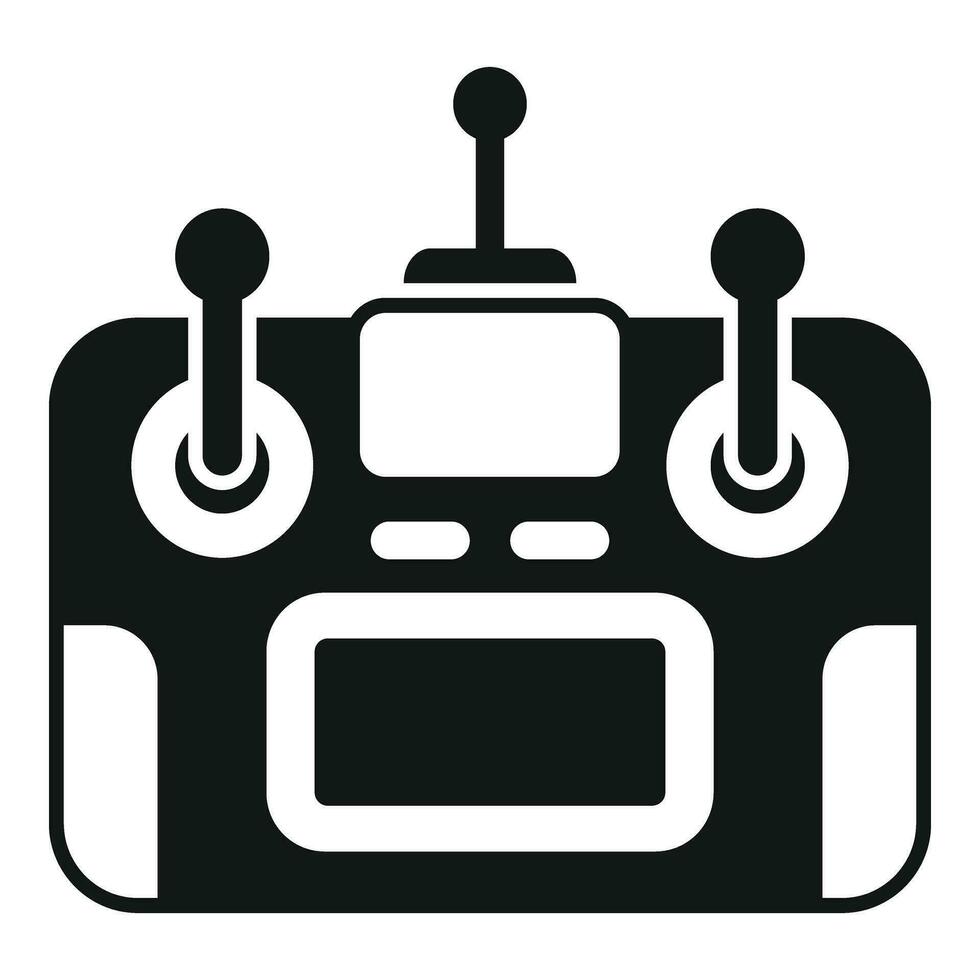 Aerial remote control icon simple vector. Drone vehicle vector