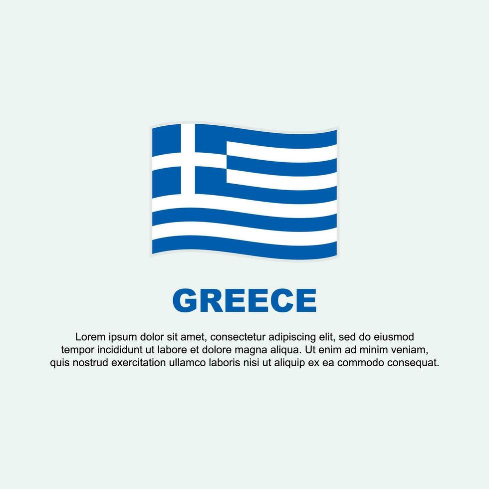 Grecia bandera antecedentes diseño modelo. Grecia independencia día bandera social medios de comunicación correo. Grecia antecedentes vector