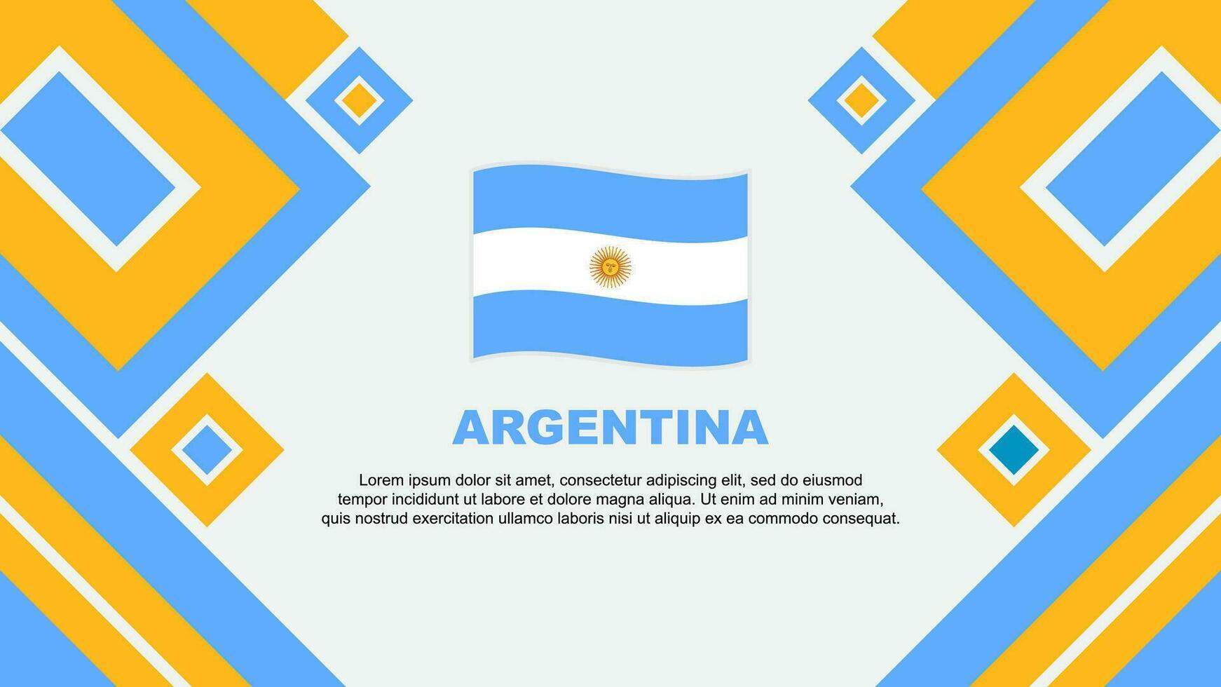 argentina bandera resumen antecedentes diseño modelo. argentina independencia día bandera fondo de pantalla vector ilustración. argentina dibujos animados