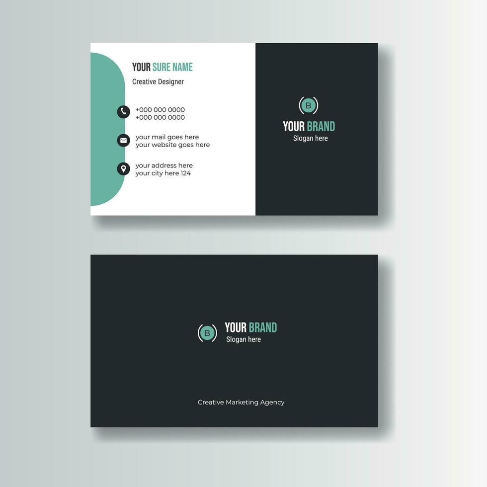 Simple Business-card templat vector