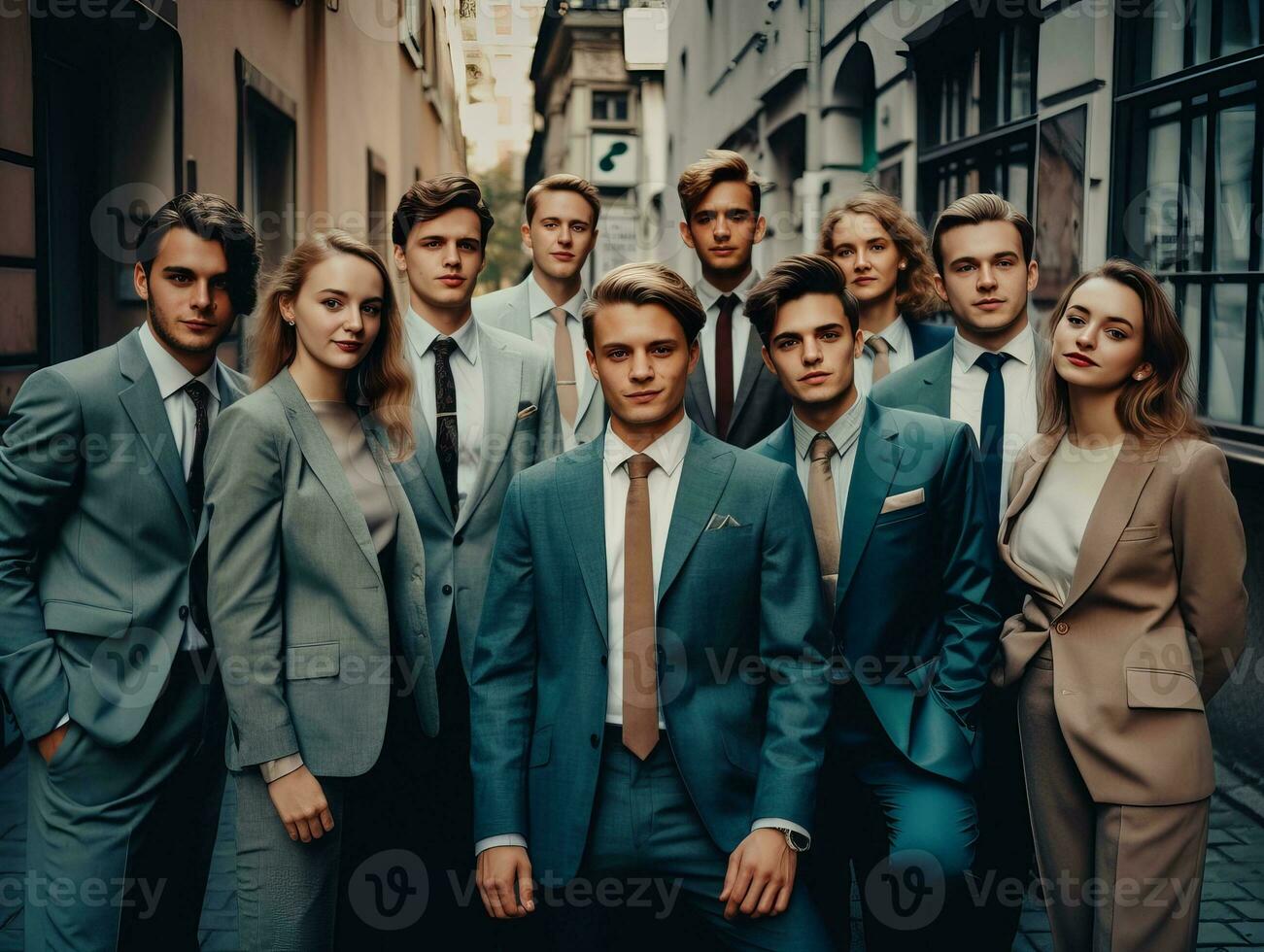 Business Team Person Portrait Photo Realistic Digital AI Generative Illustration Artwork