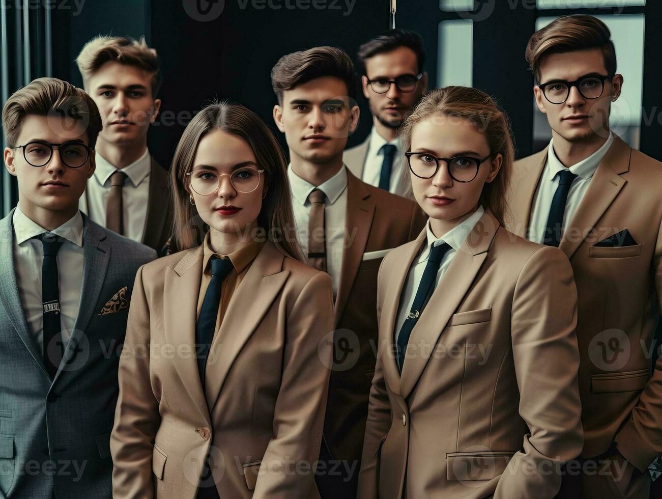 Business Team Person Portrait Photo Realistic Digital AI Generated Illustration Artwork
