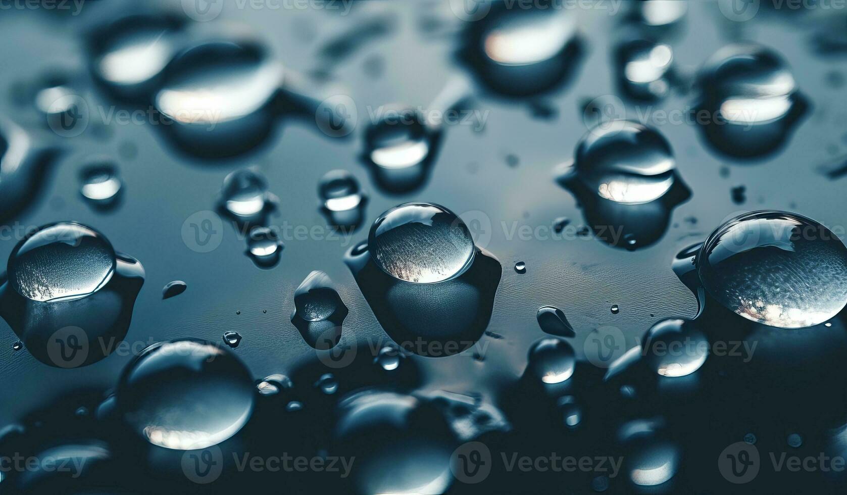 Water Drop Realistic AI Generative Image photo