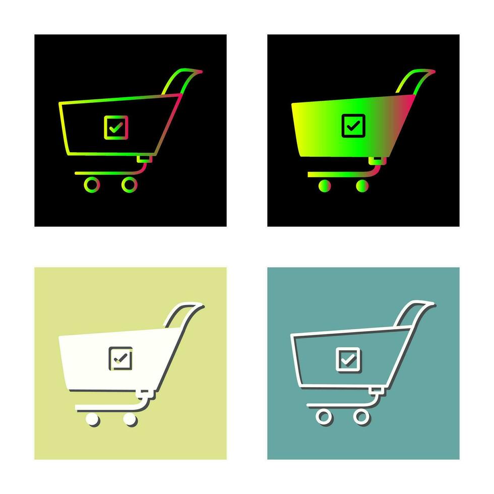 Unique Confirm Order Vector Icon