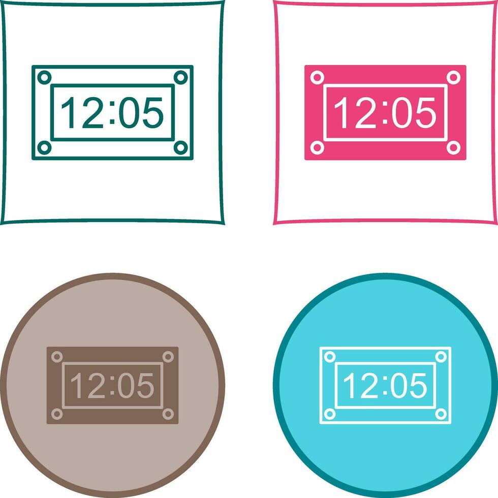 Unique Timer Vector Icon