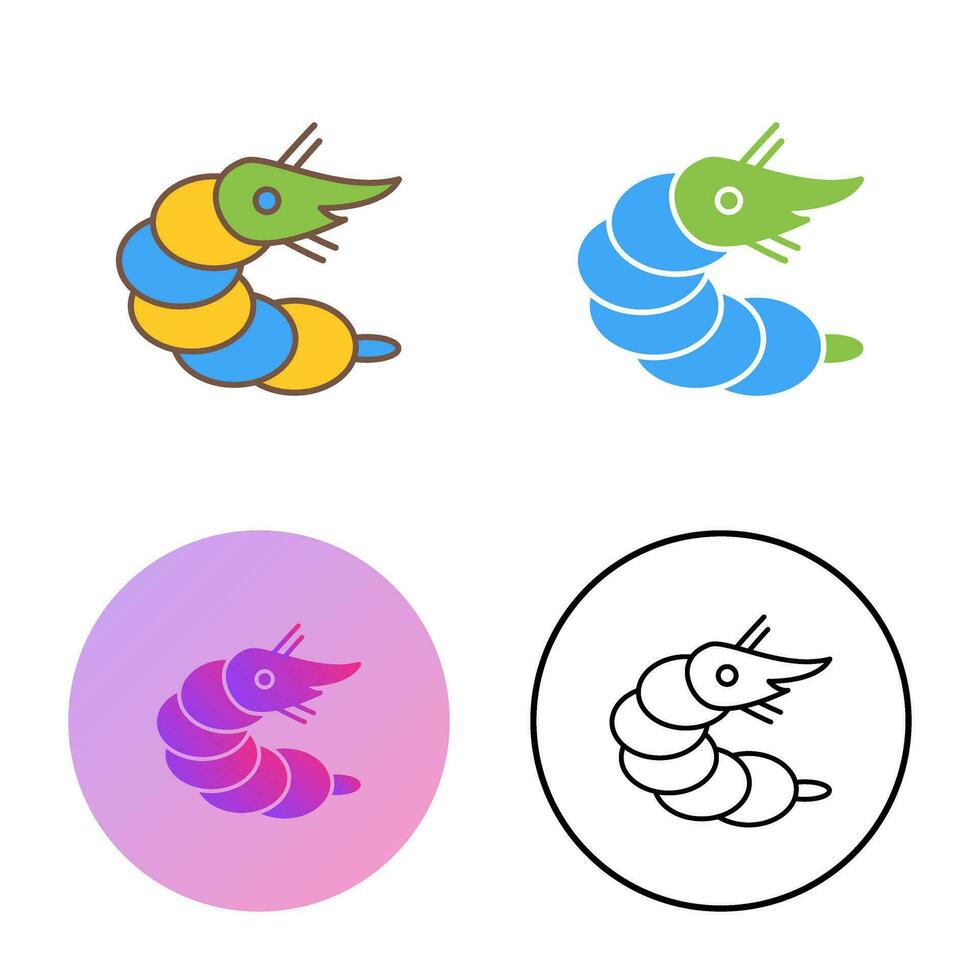 Shrimp Vector Icon