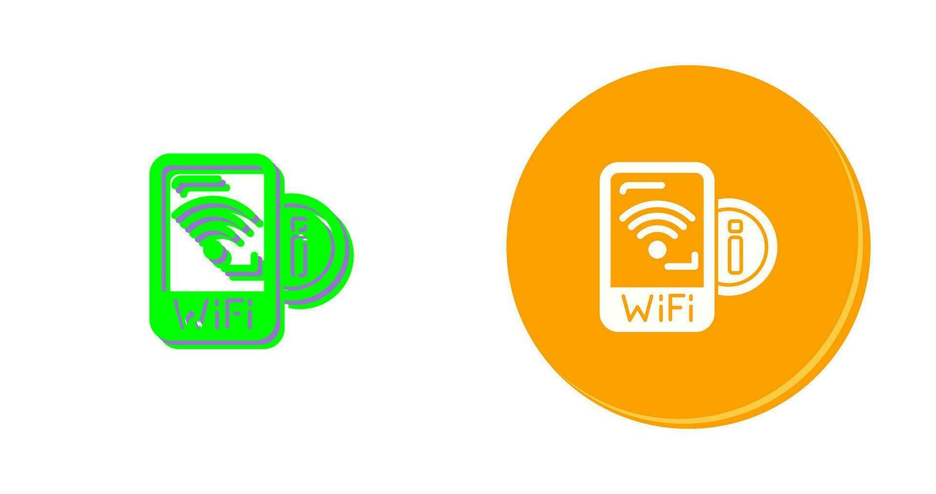 icono de vector de señal wifi