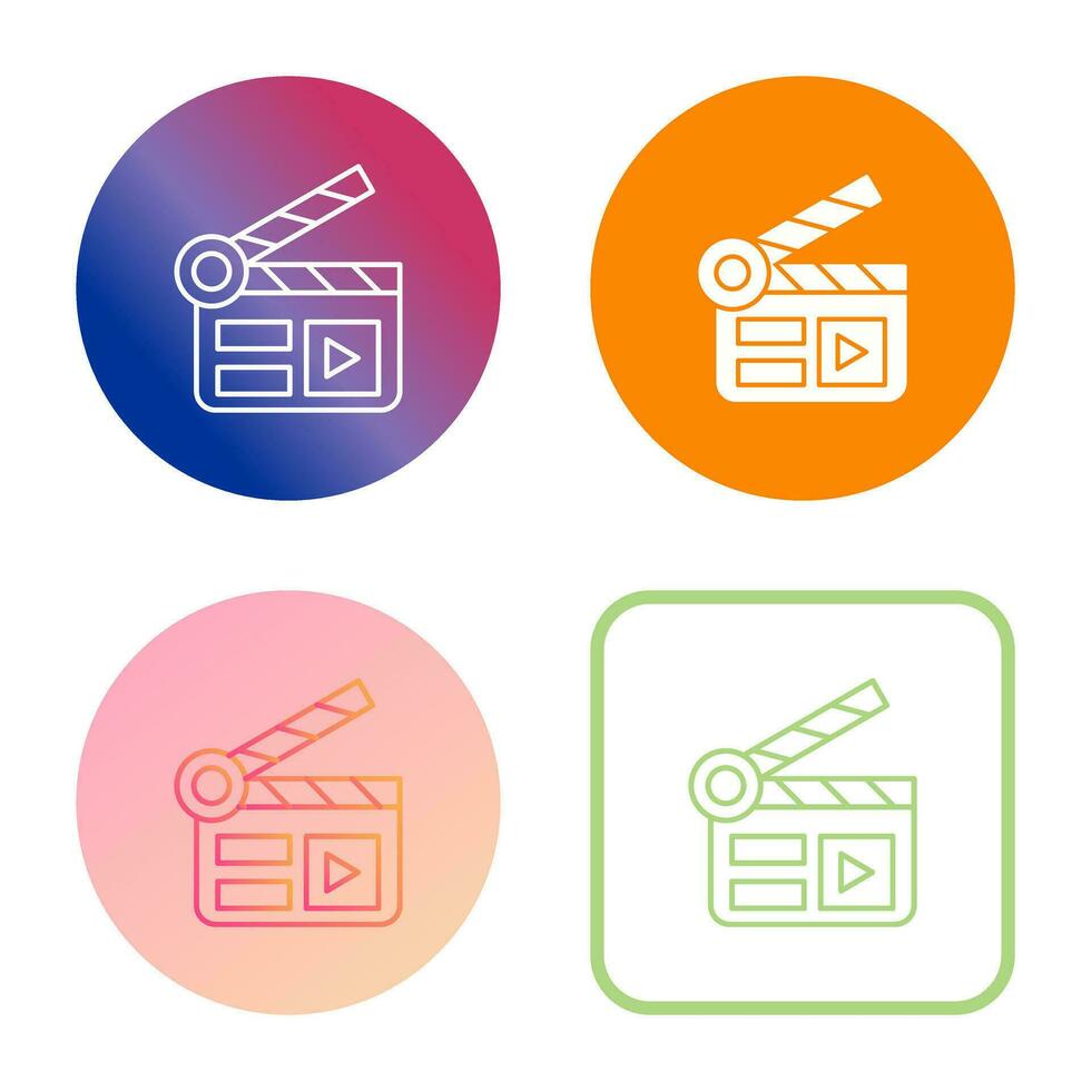 Clapper Board Vector Icon