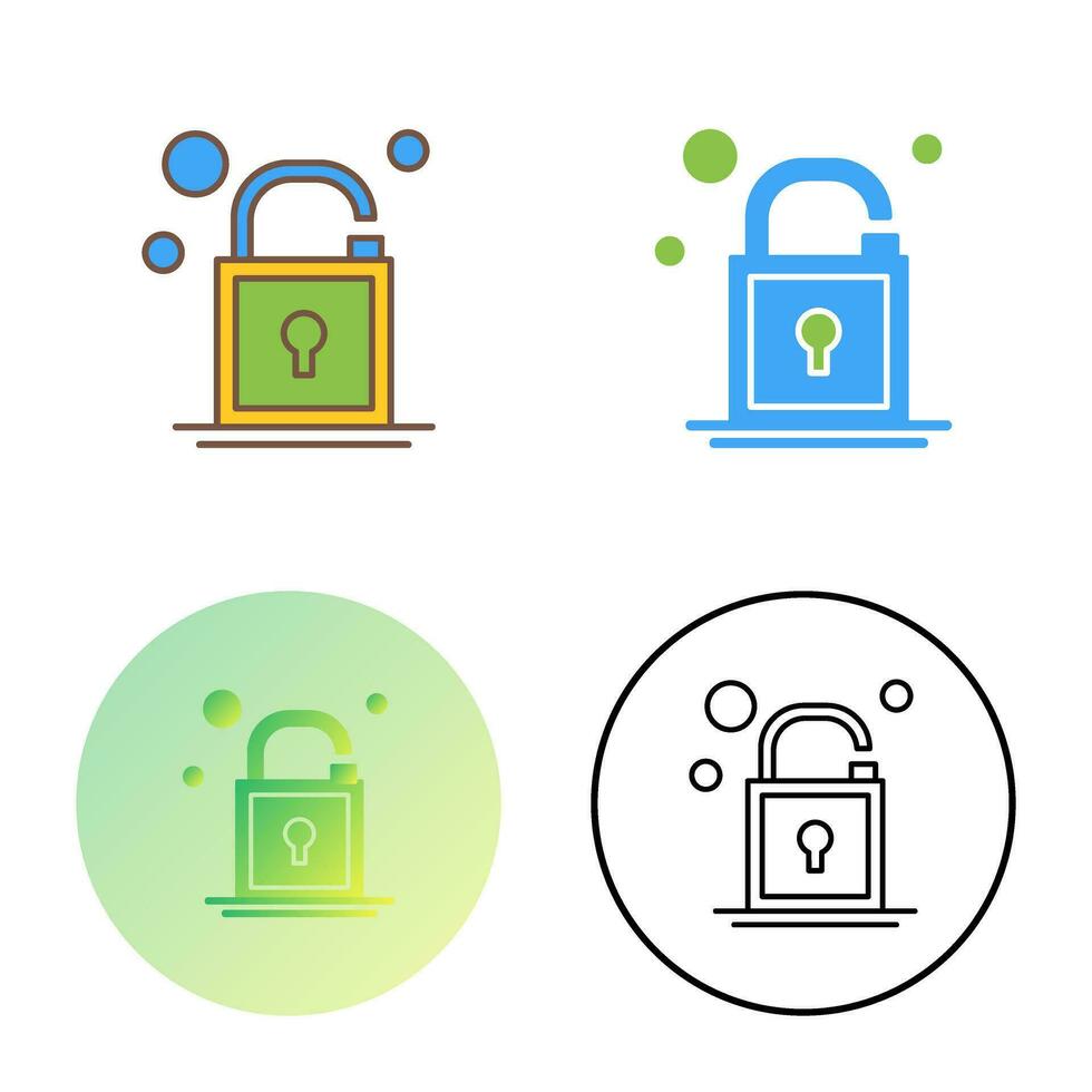 Open Lock Vector Icon