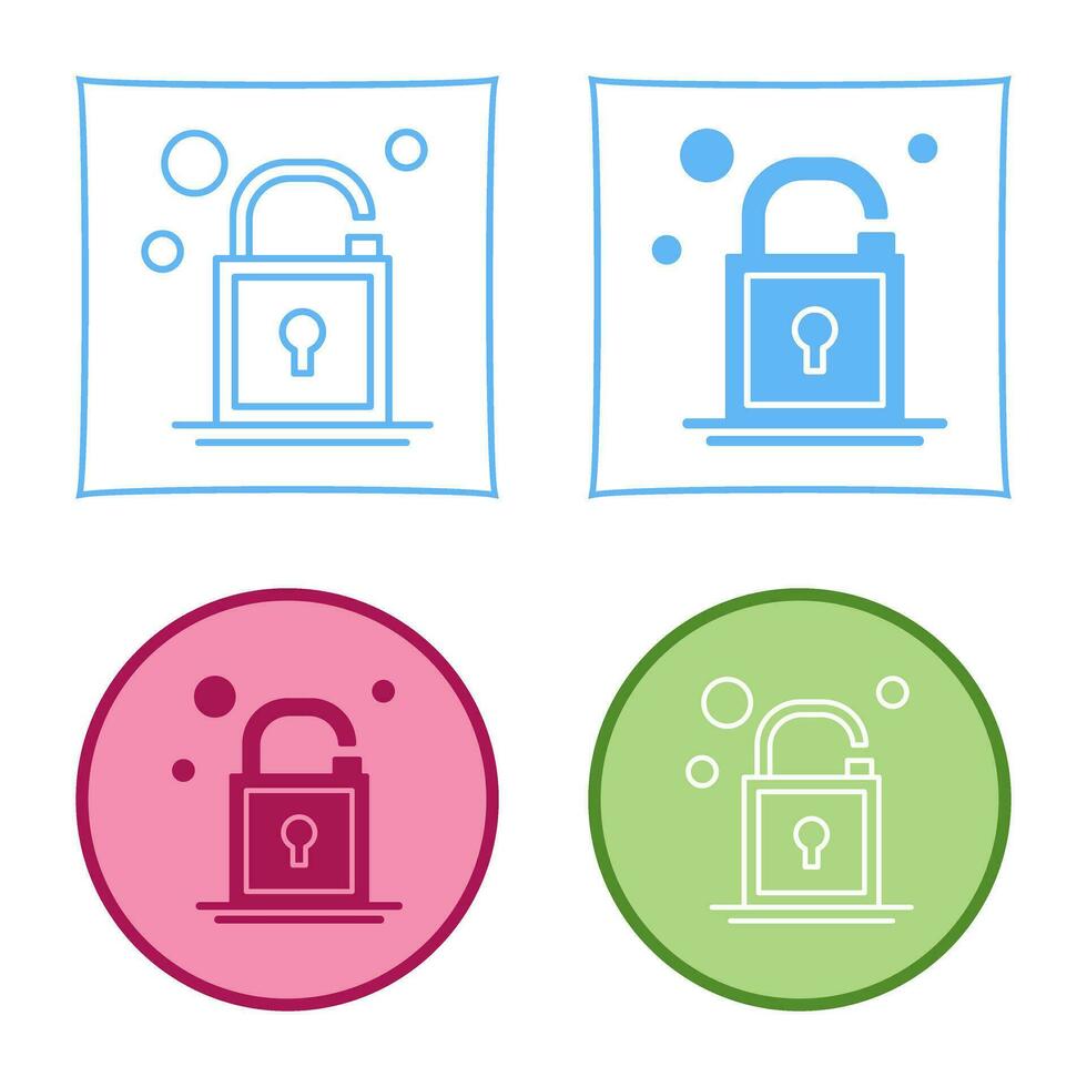 Open Lock Vector Icon