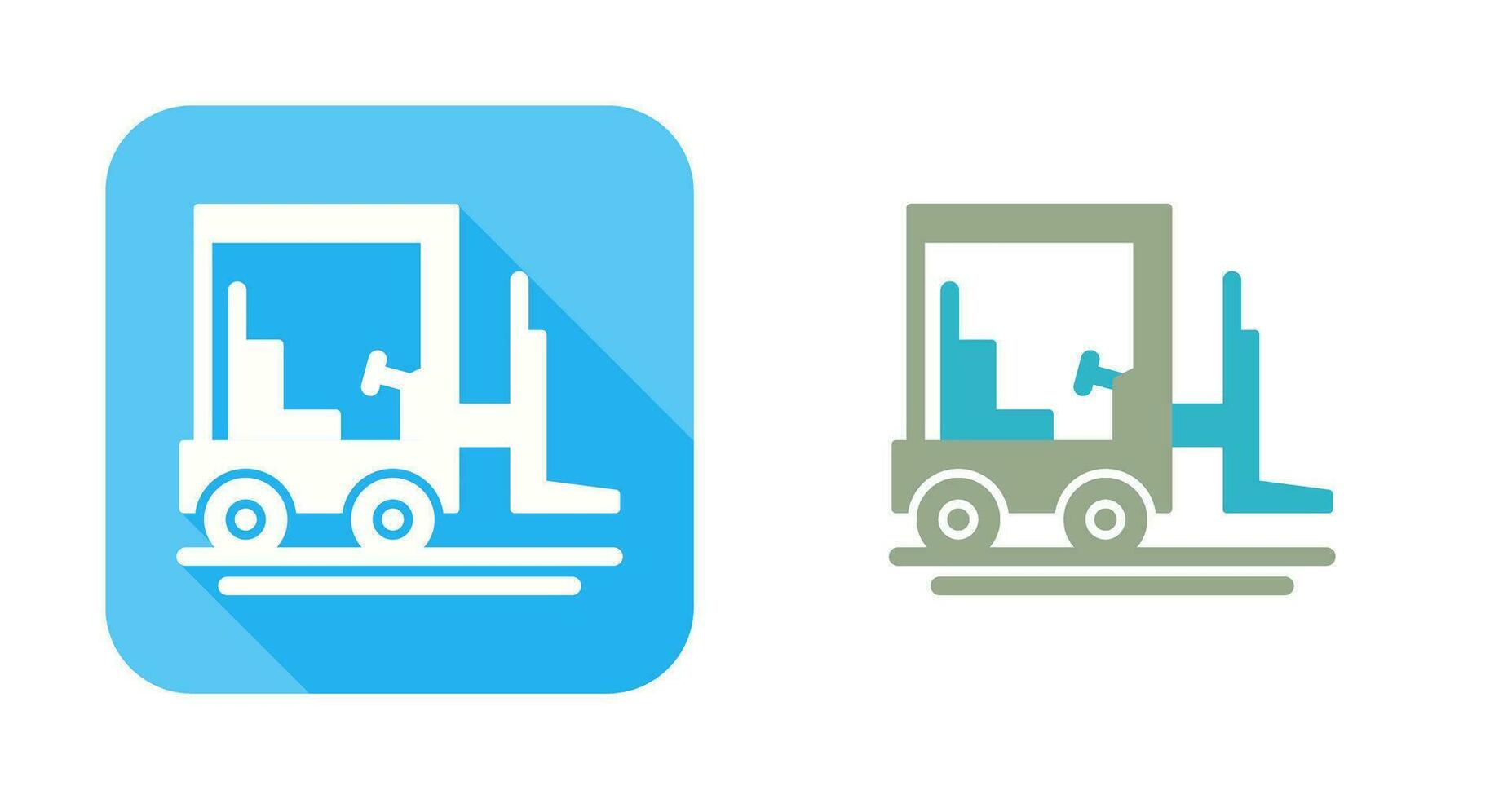 Forklift Vector Icon