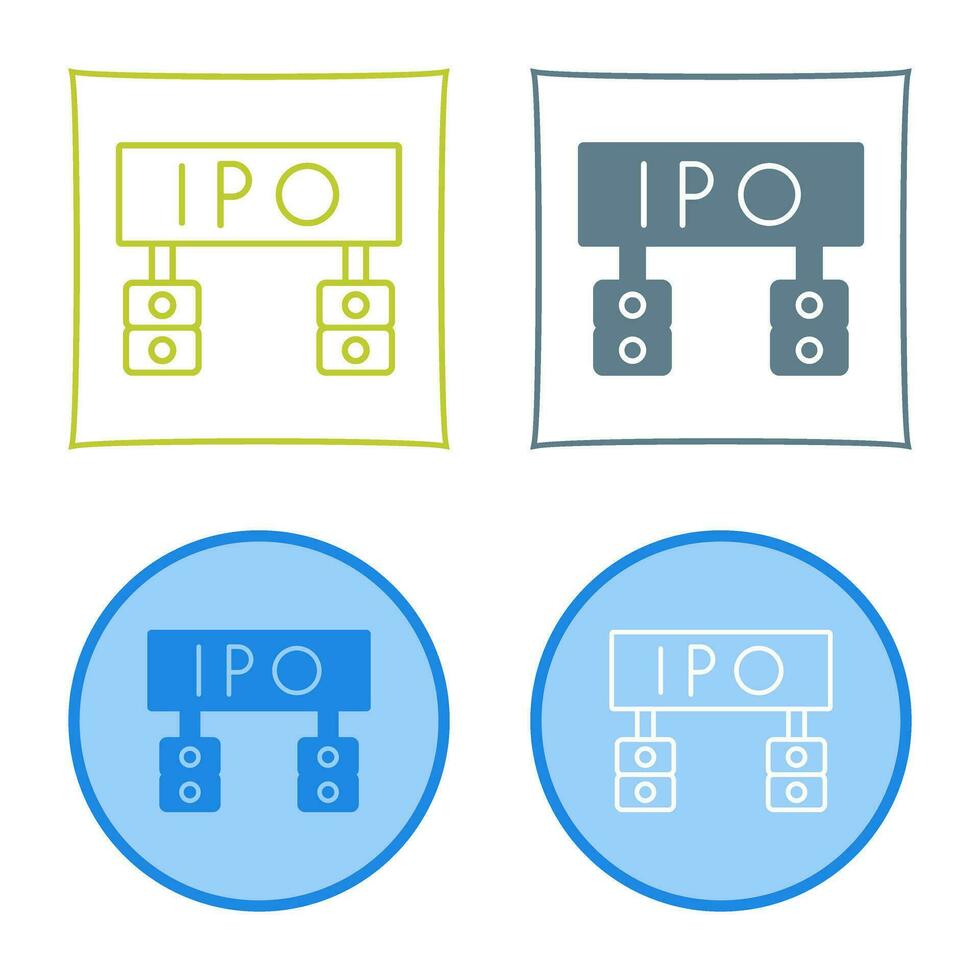 Ipo Vector Icon