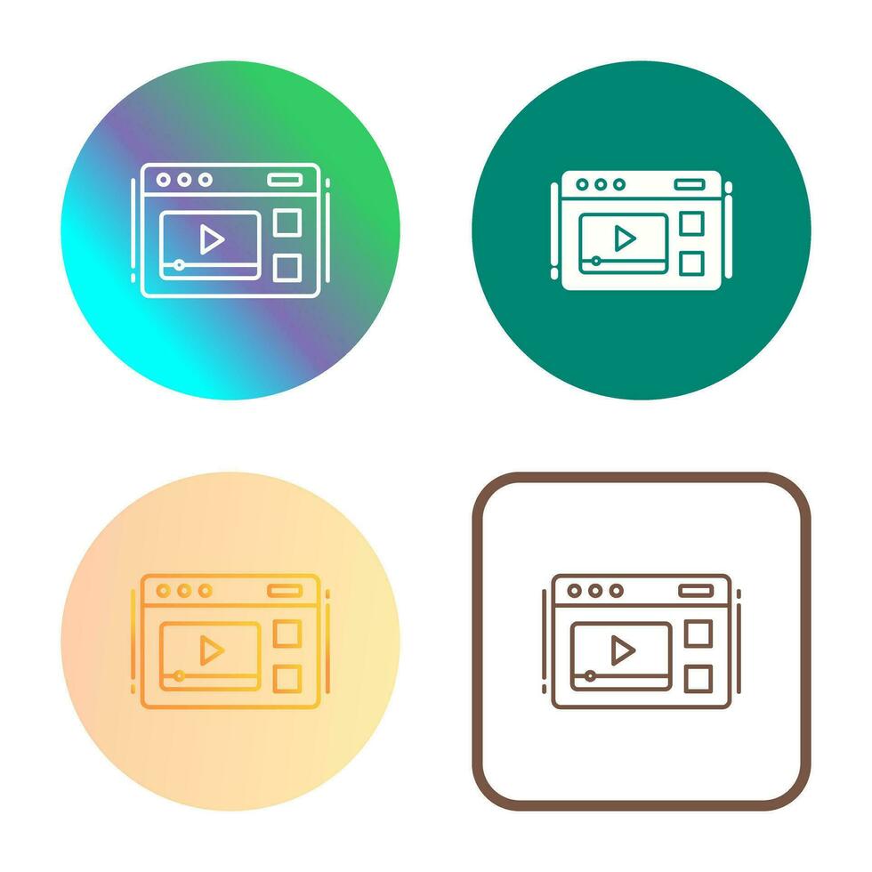 Video Vector Icon