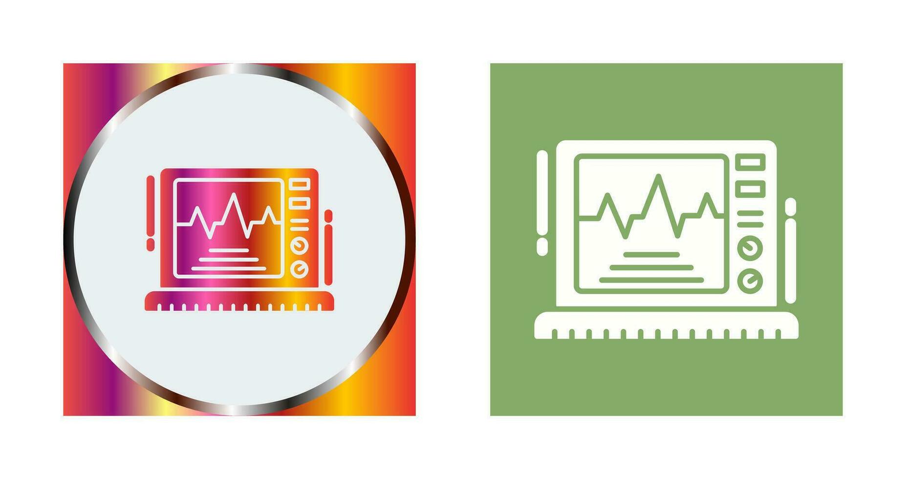 Ekg Monitor Vector Icon