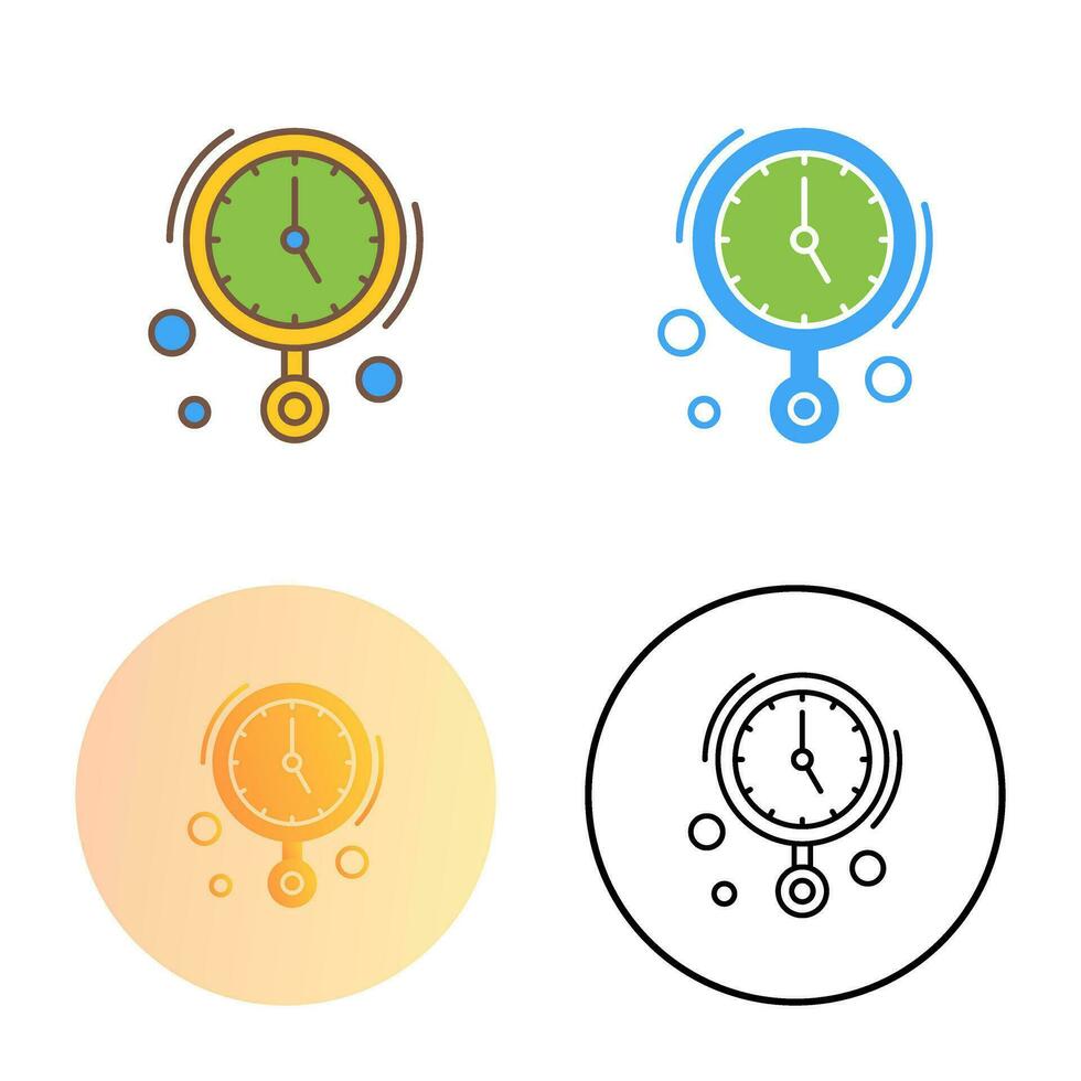 Wall Clock Vector Icon