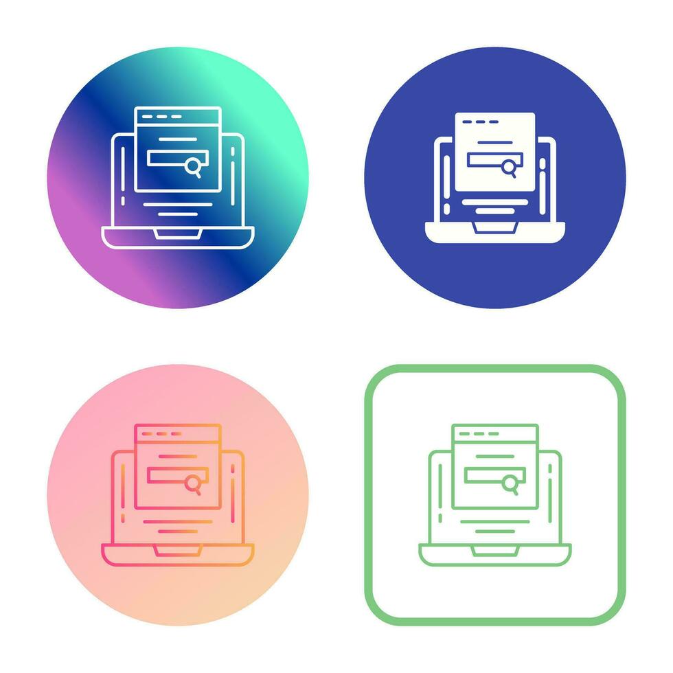 Searching Vector Icon