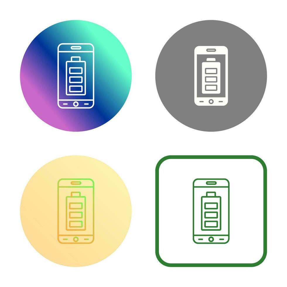 Mobile Battery Vector Icon