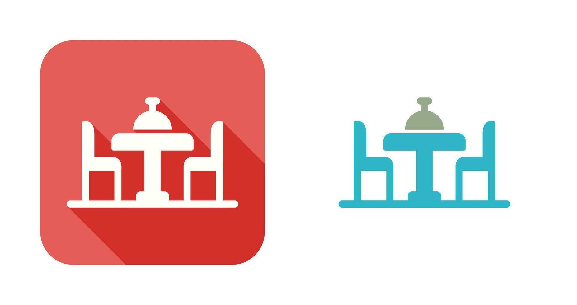 Dinning Table Vector Icon