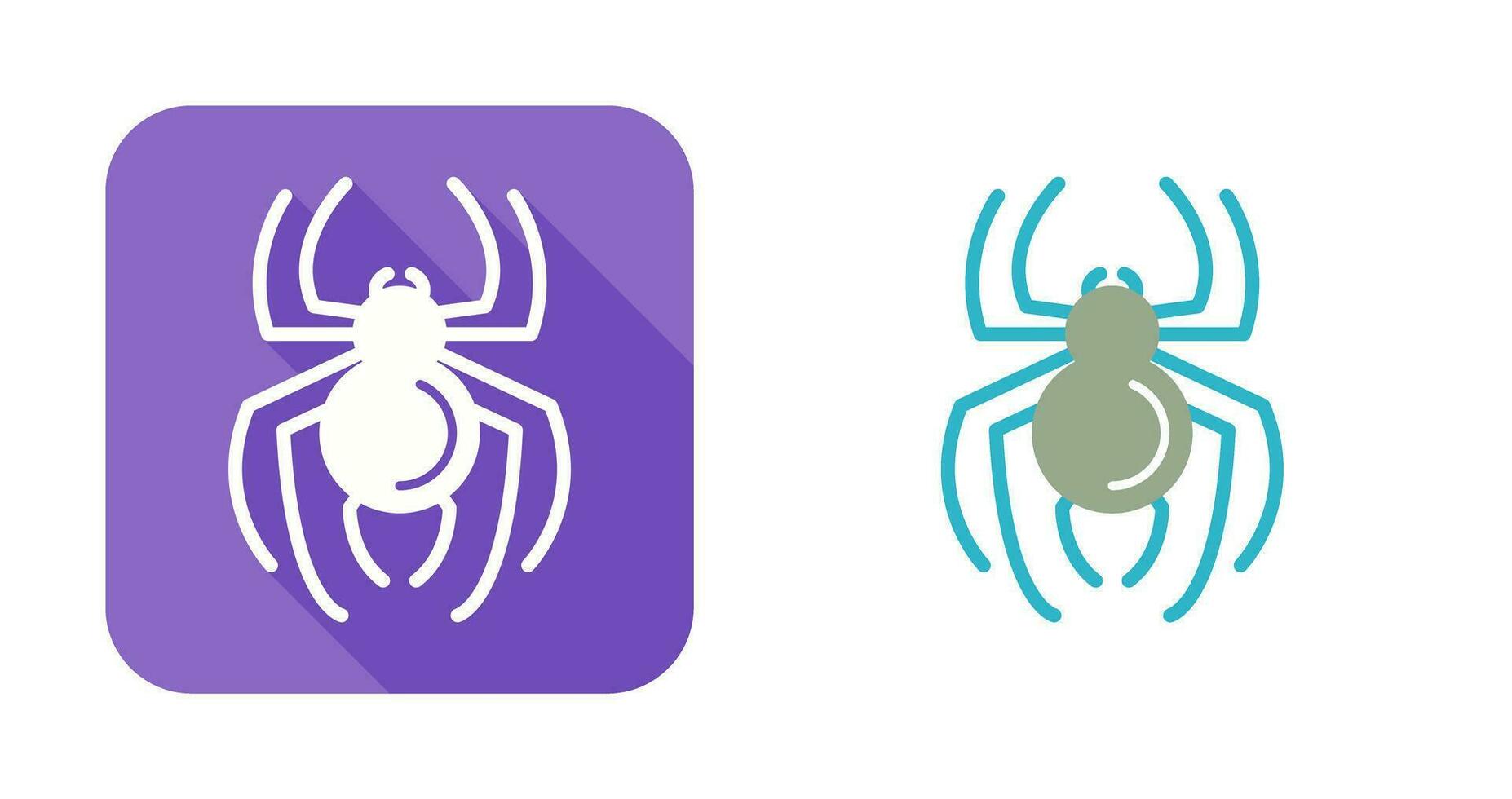 icono de vector de araña