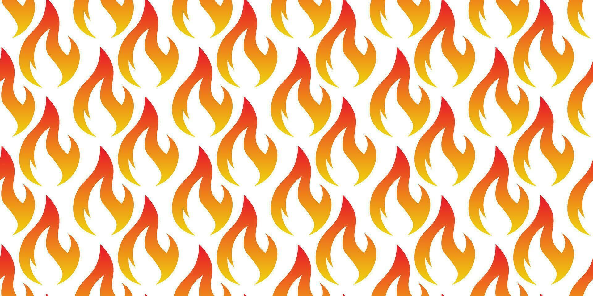yellow fire flame seamless pattern vector