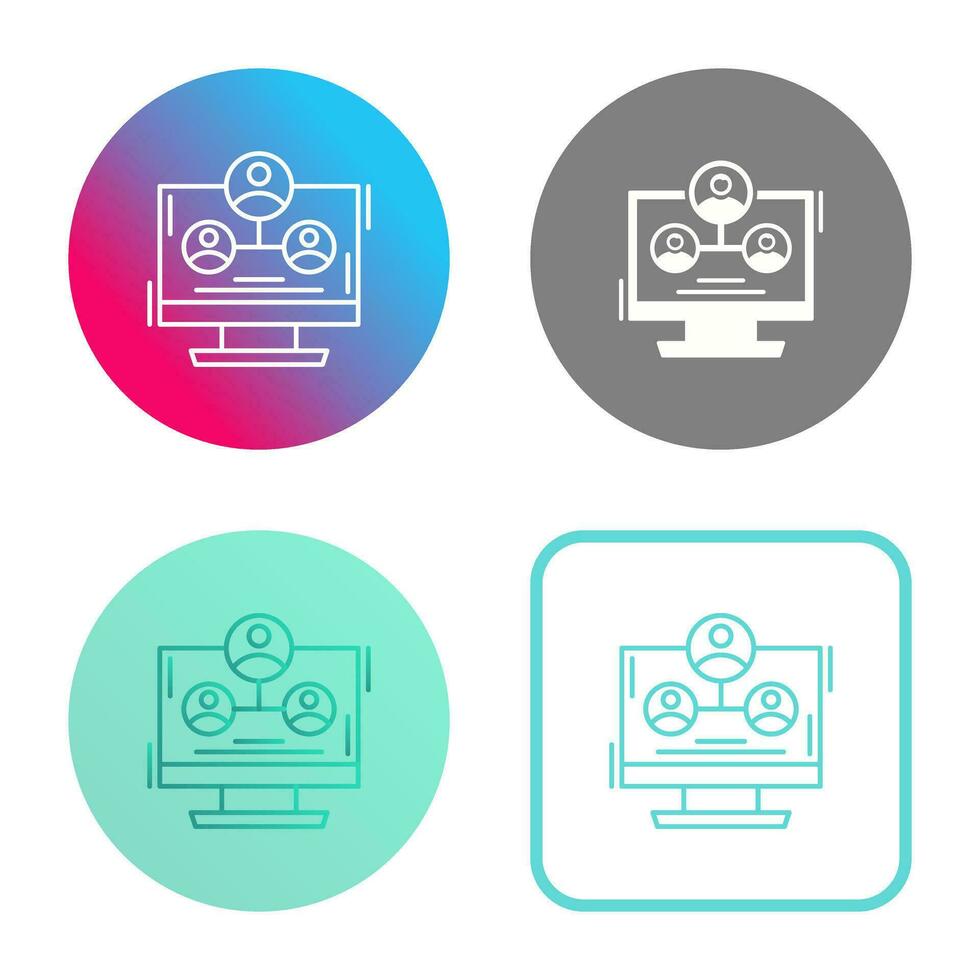 Hierarchy Structure Vector Icon