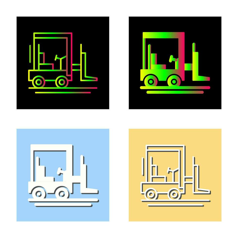 Forklift Vector Icon