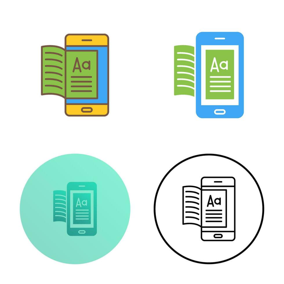 Ebook Vector Icon