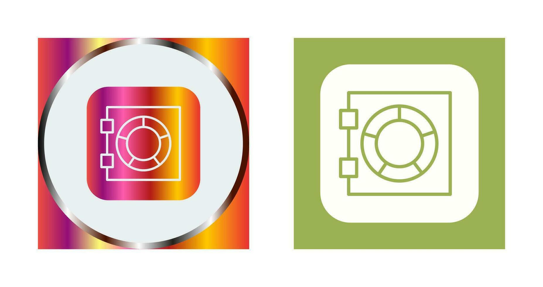Safe Box Vector Icon