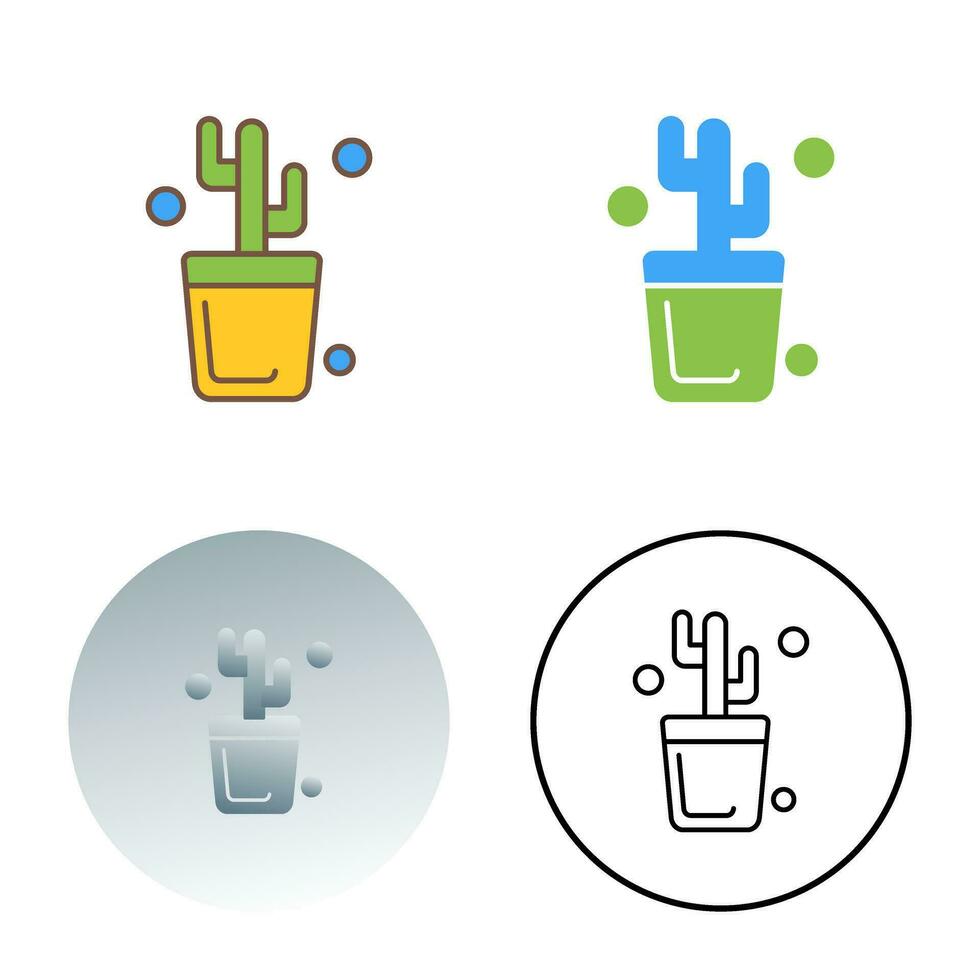 icono de vector de cactus