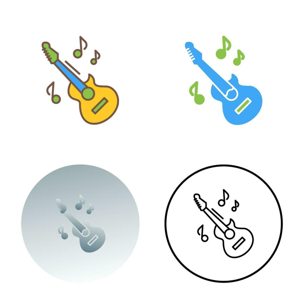 icono de vector de guitarra