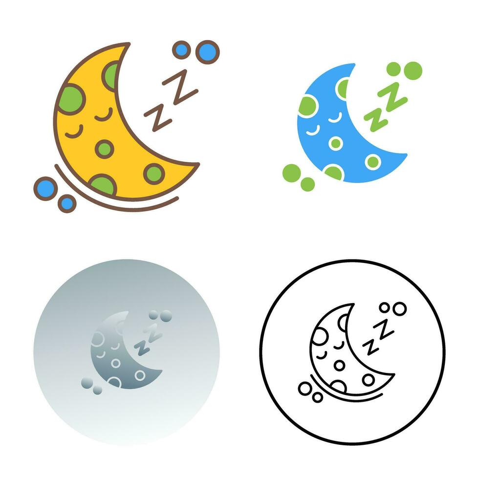 Sleeping Vector Icon