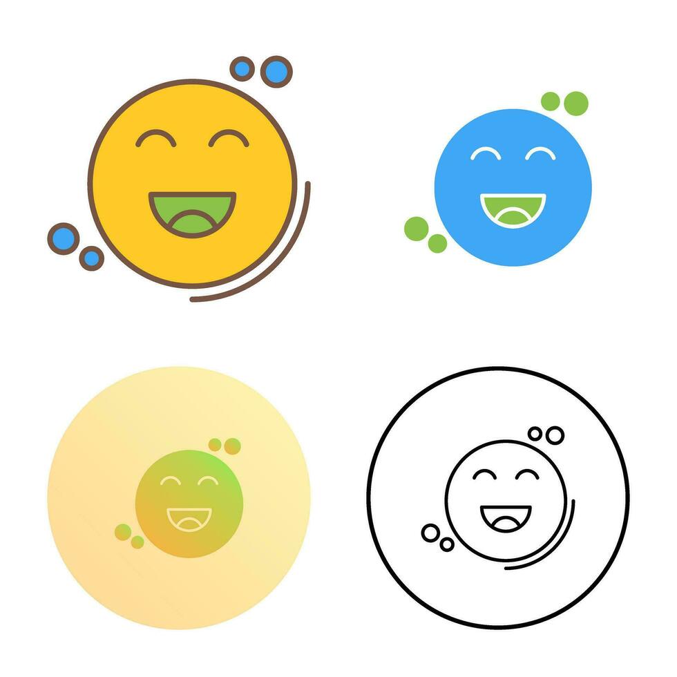 Happiness Vector Icon